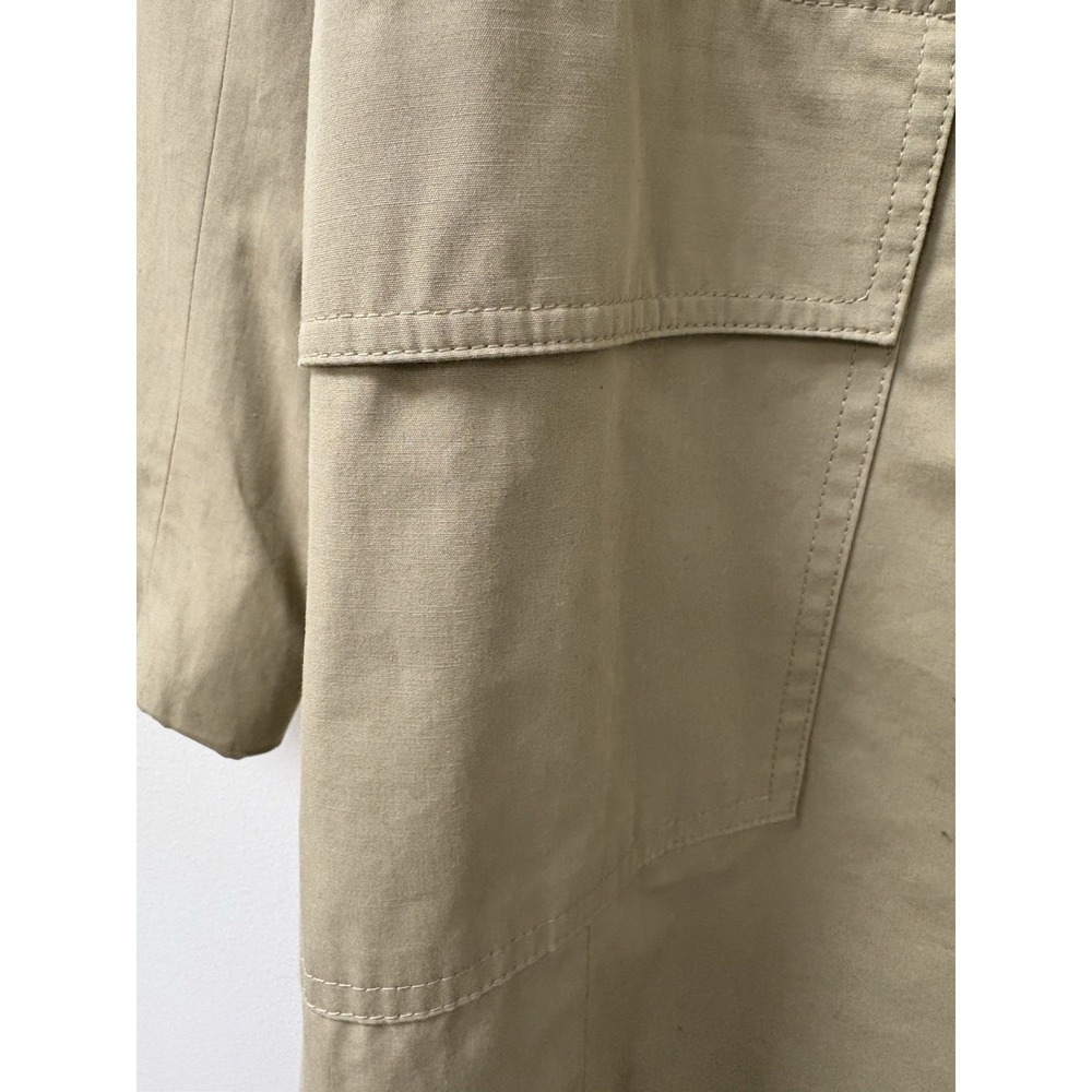 NWT Banana Republic Lightweight Khaki Trench Coat Sz XS Fits A Small - Picture 5 of 9